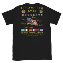 Load image into Gallery viewer, USS America (CV-66) 1993-94 Cruise Shirt