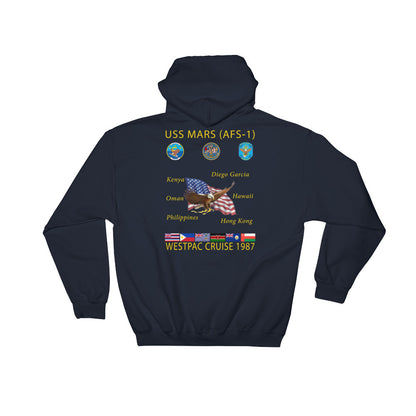 USS Mars (AFS-1) 1987 Cruise Hoodie