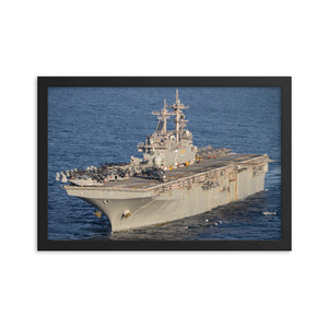 USS Essex (LHD-2) Framed Ship Photo