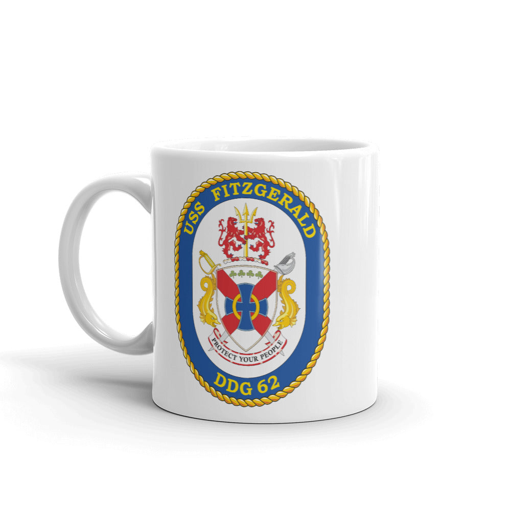 USS Fitzgerald (DDG-62) Ship's Crest Mug