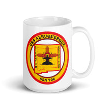 Load image into Gallery viewer, USS Albuquerque (SSN-706) Ship&#39;s Crest Mug