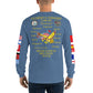 IKE CUSTOM w/FLAGS - E HUGHES - Long Sleeve Shirt