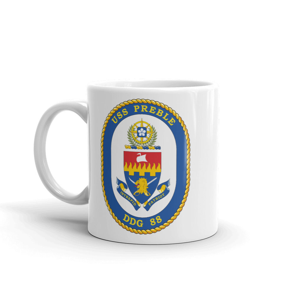 USS Preble (DDG-88) Ship's Crest Mug