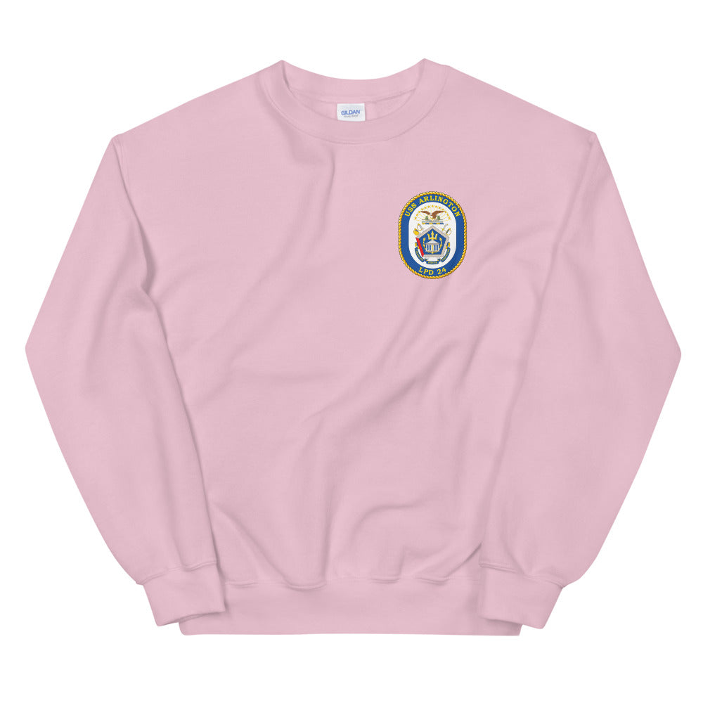 USS Arlington (LPD-24) Ship's Crest Sweatshirt