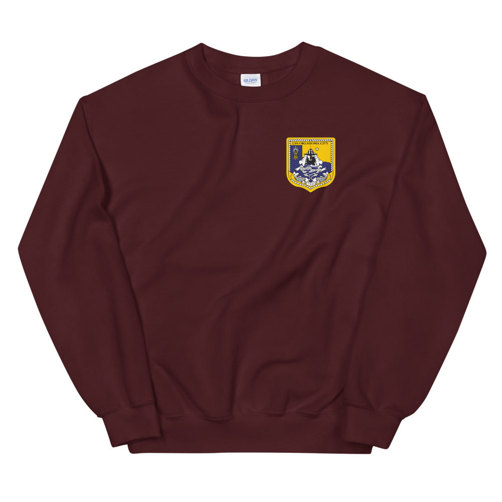 USS Oklahoma City (SSN-723) Ship's Crest Sweatshirt