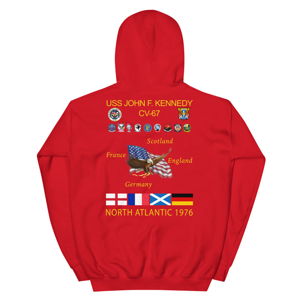 USS John F. Kennedy (CV-67) 1976 Cruise Hoodie