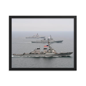 USS John S. McCain (DDG-56) Framed Ship Photo