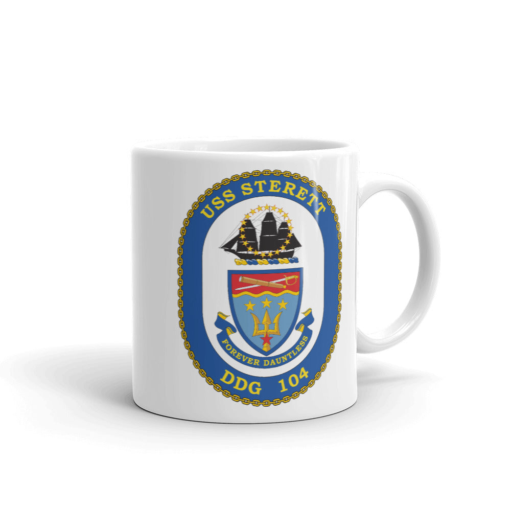 USS Sterett (DDG-104) Ship's Crest Mug