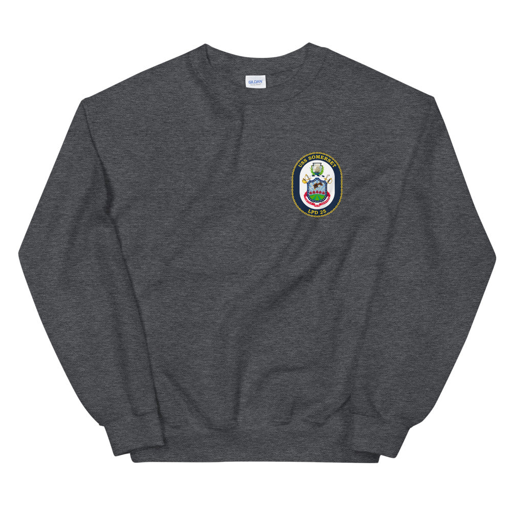 USS Somerset (LPD-25) Ship's Crest Sweatshirt