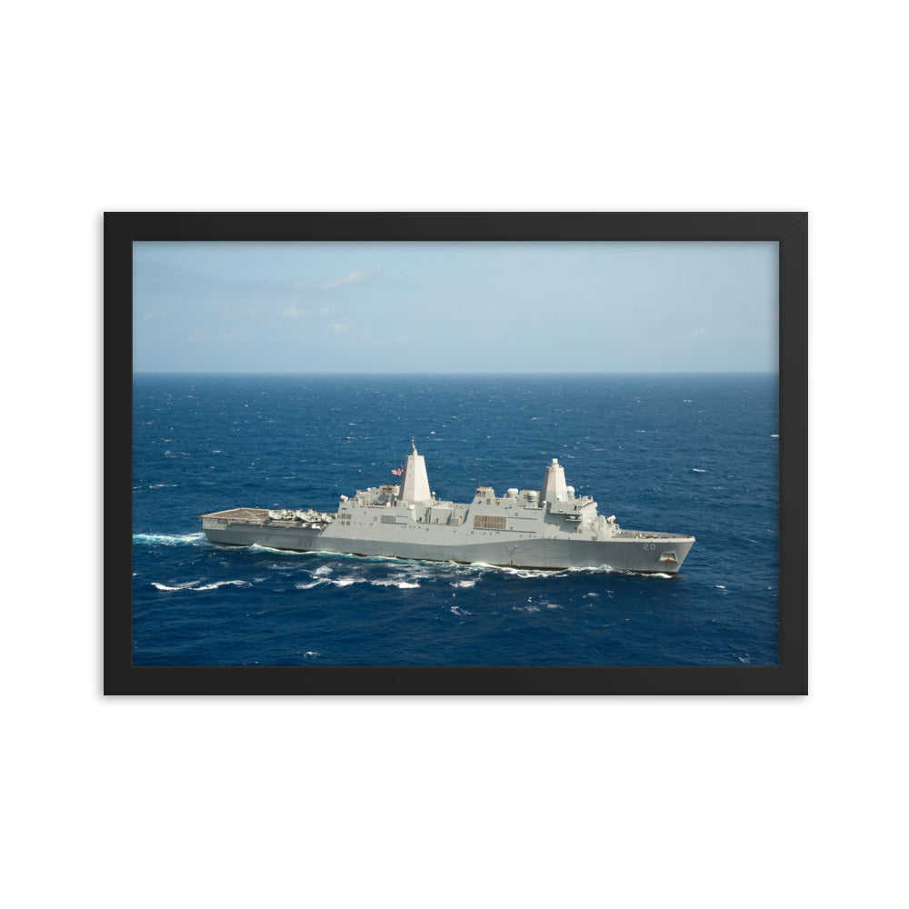 USS Green Bay (LPD-20) Framed Ship Photo