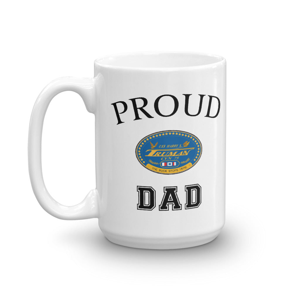 Proud USS Harry S. Truman Dad Mug