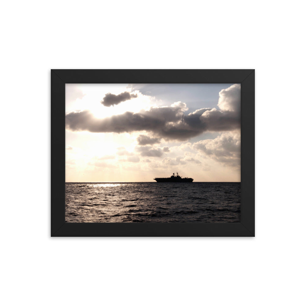 USS Bataan (LHD-5) Framed Ship Photo