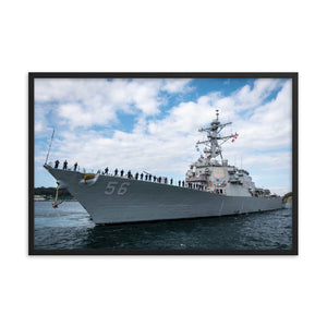USS John S. McCain (DDG-56) Framed Ship Photo