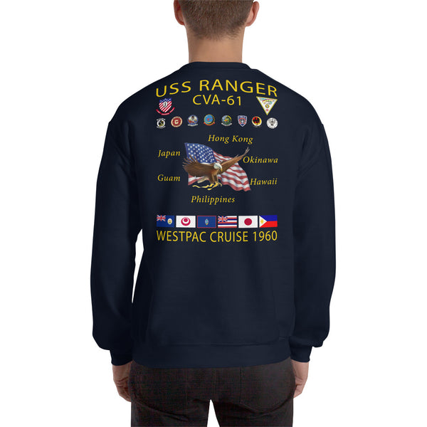 USS Ranger (CVCVA-61) Design 9 US Navy Hawaiian Shirt For Men And