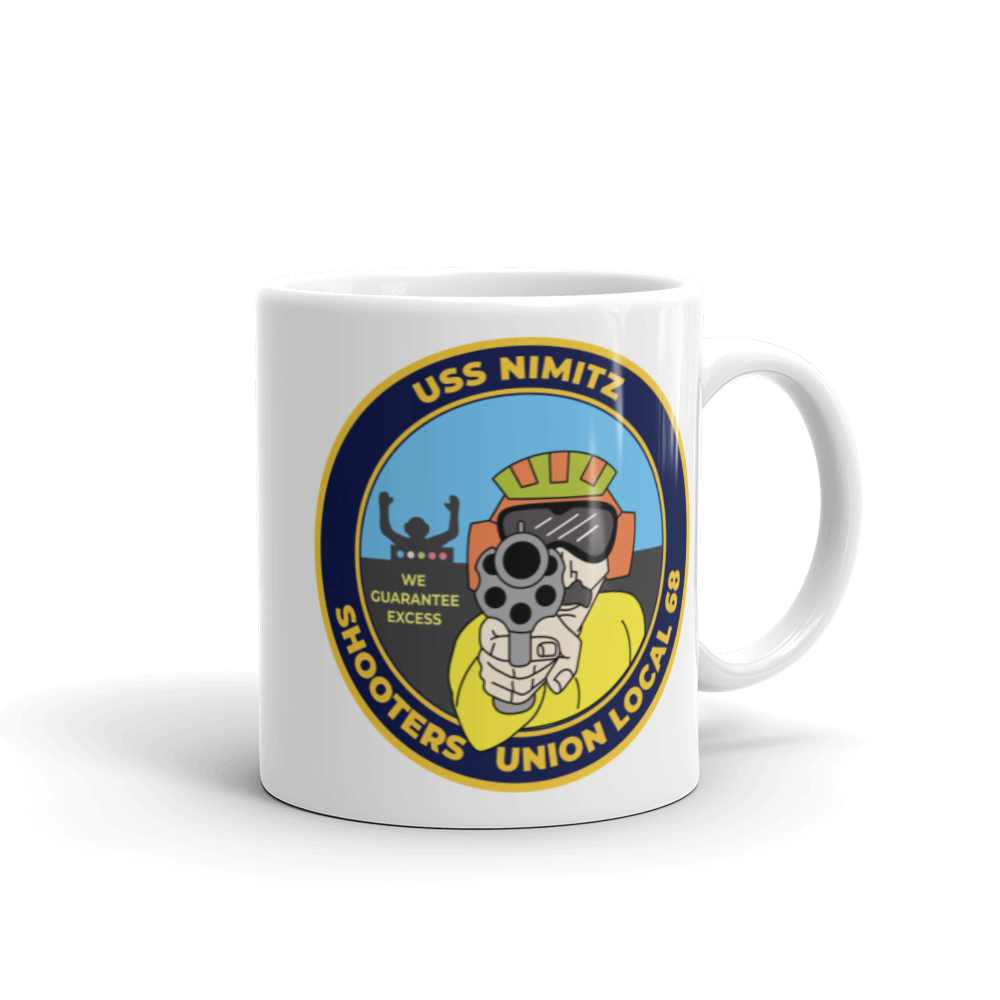 USS Nimitz (CVN-68) Shooters Union Local 68 Mug