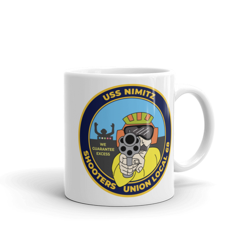 USS Nimitz (CVN-68) Shooters Union Local 68 Mug