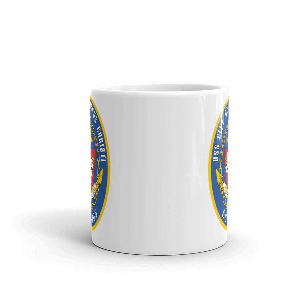 USS City of Corpus Christi (SSN-705) Ship's Crest Mug