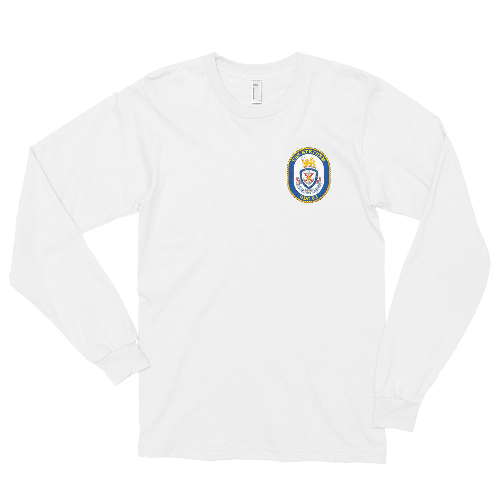 USS Stethem (DDG-63) Ship's Crest Long Sleeve Shirt