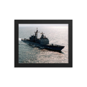 USS Lake Champlain (CG-57) Framed Ship Photo