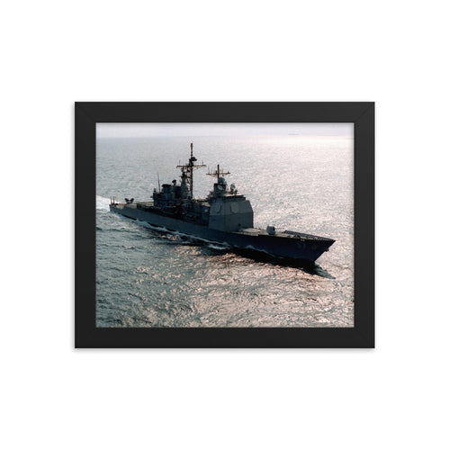 USS Lake Champlain (CG-57) Framed Ship Photo