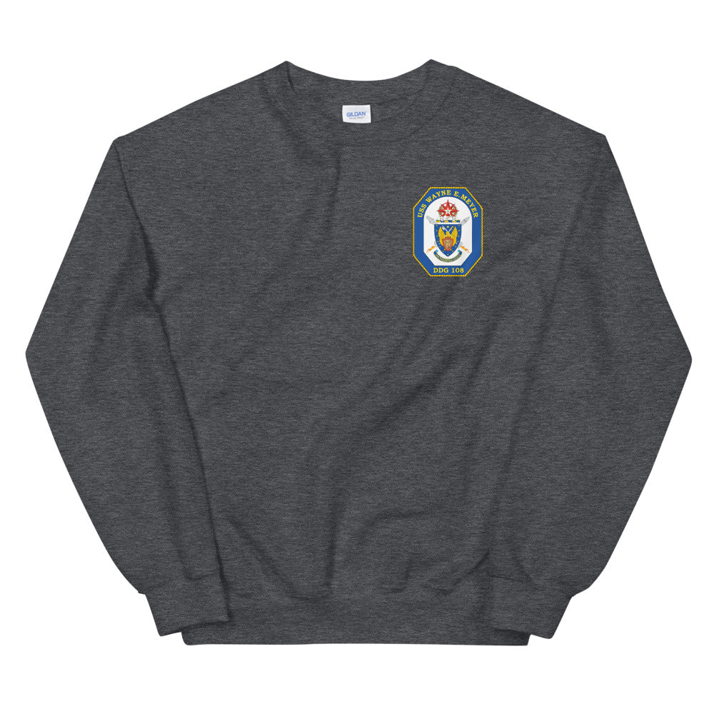 USS Wayne E. Meyer (DDG-108) Ship's Crest Sweatshirt