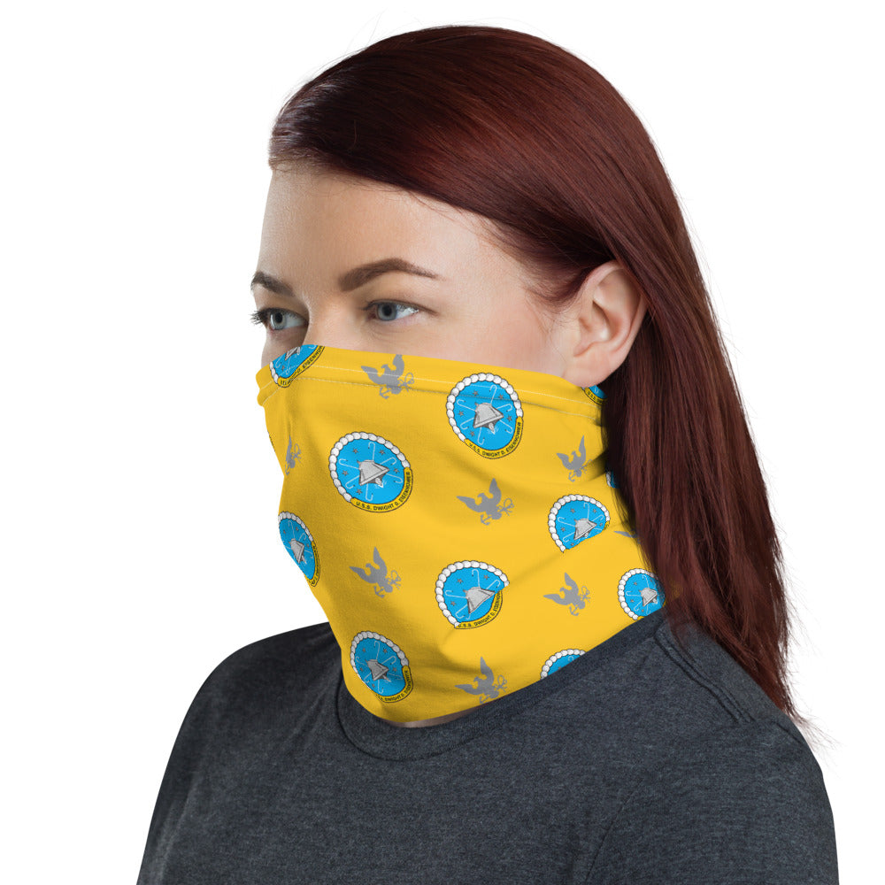 USS Dwight D. Eisenhower (CVN-69) w/ Eagle Neck Gaiter - Gold
