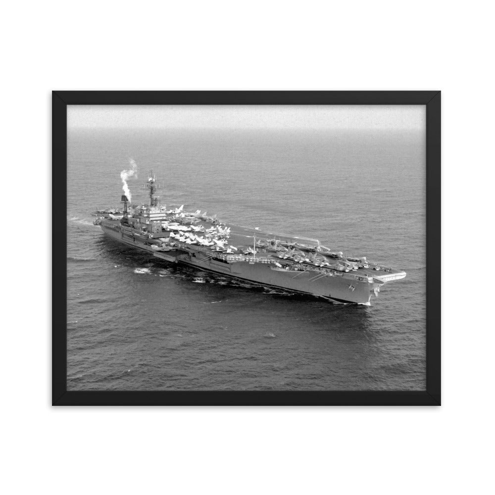 USS John F. Kennedy (CV-67) Framed Ship Photo