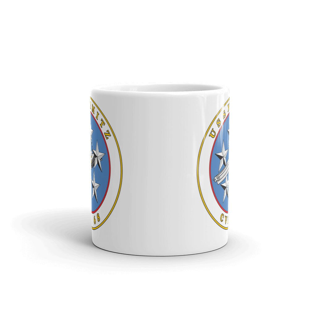 USS Nimitz (CVN-68) Ship's Crest Mug
