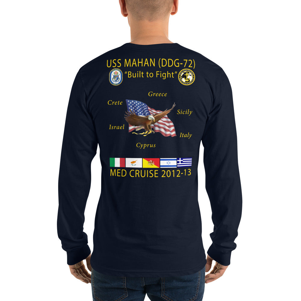USS Mahan (DDG-72) 2012-13 Long Sleeve Cruise Shirt