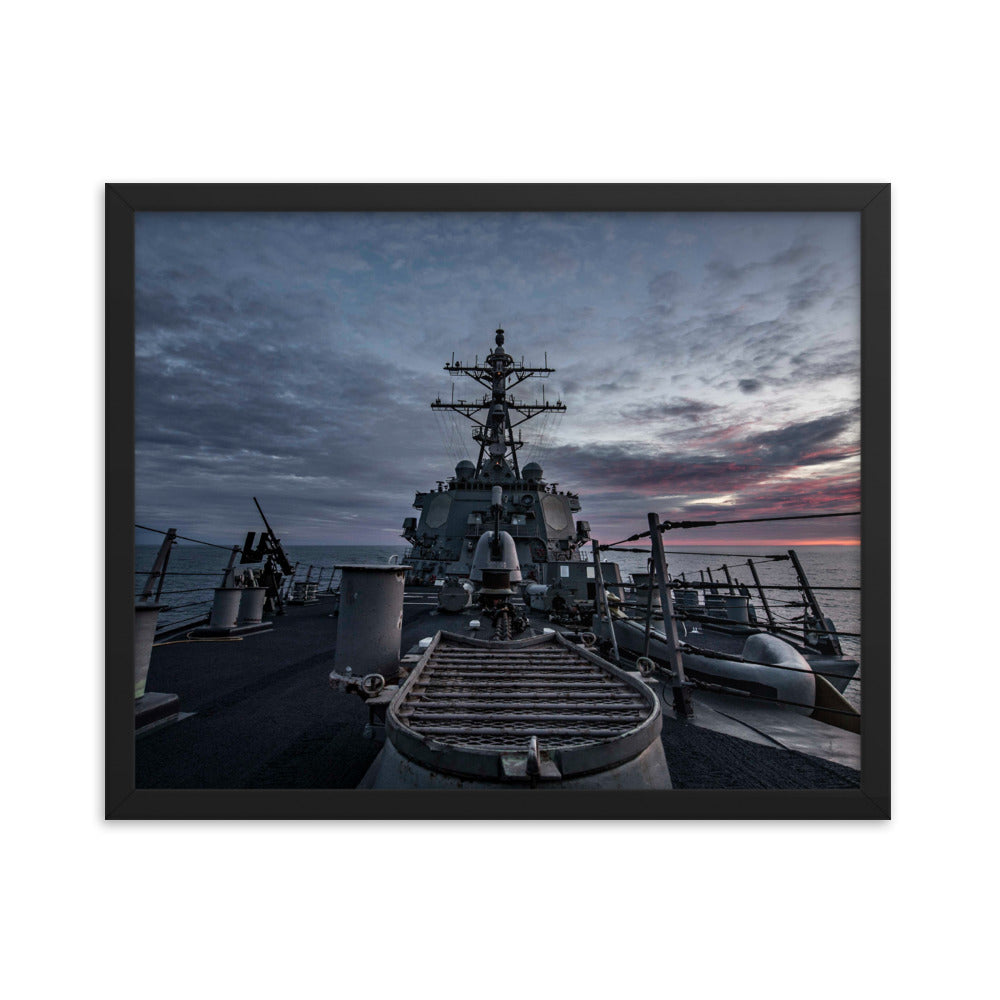 USS Carney (DDG-64) Framed Ship Photo