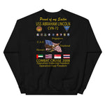 USS Abraham Lincoln (CVN-72) 2008 Cruise Sweatshirt - Family