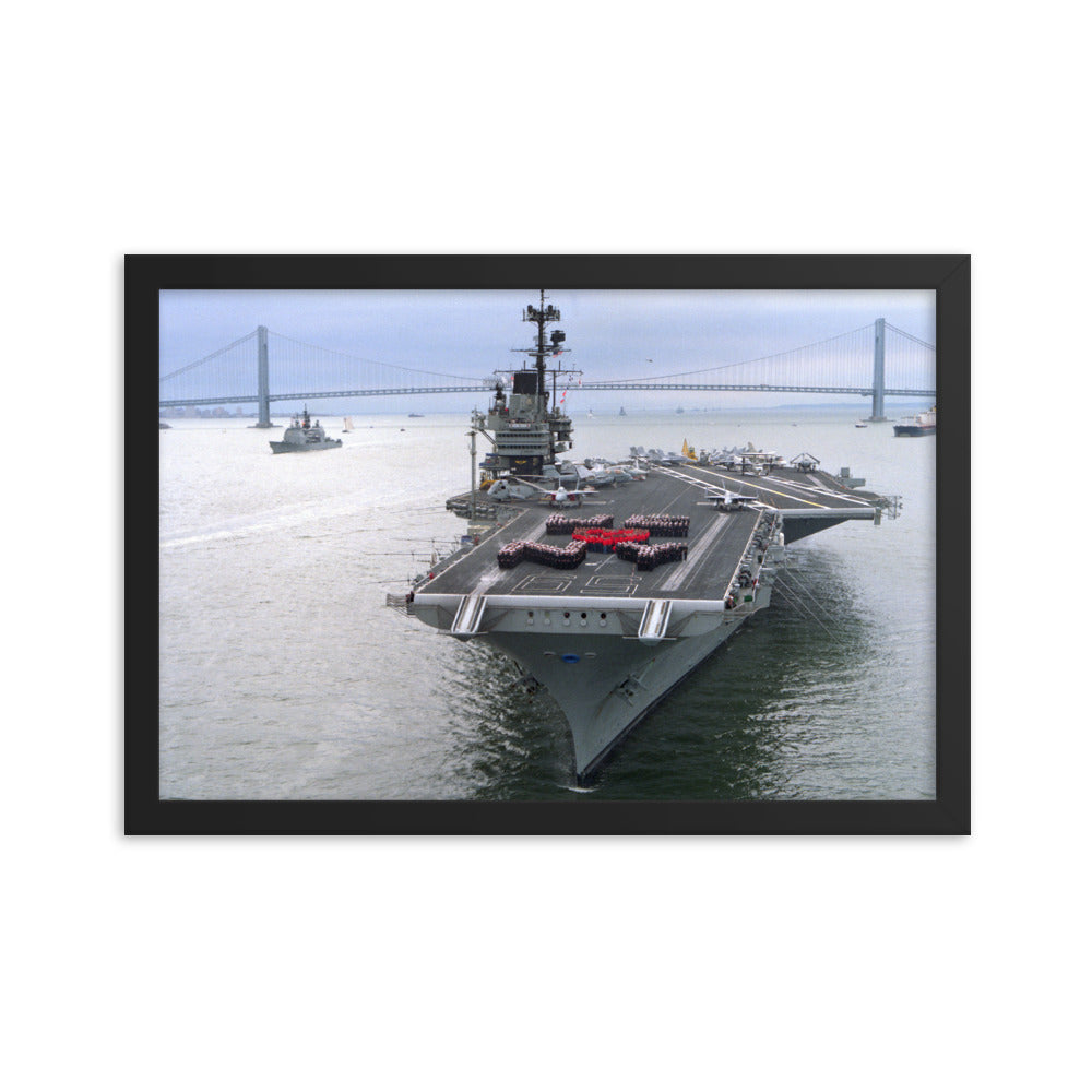 USS Forrestal (CV-59) Framed Ship Photo