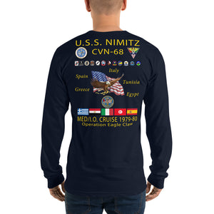 USS Nimitz (CVN-68) 1979-80 Long Sleeve Cruise Shirt