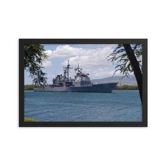 USS Vincennes (CG-49) Framed Ship Photo