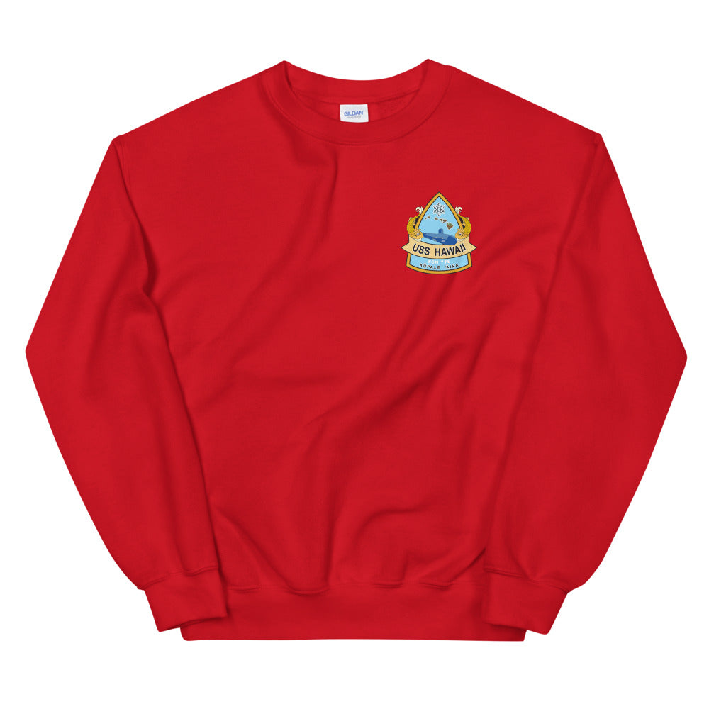 USS Hawaii (SSN-776) Ship's Crest Sweatshirt