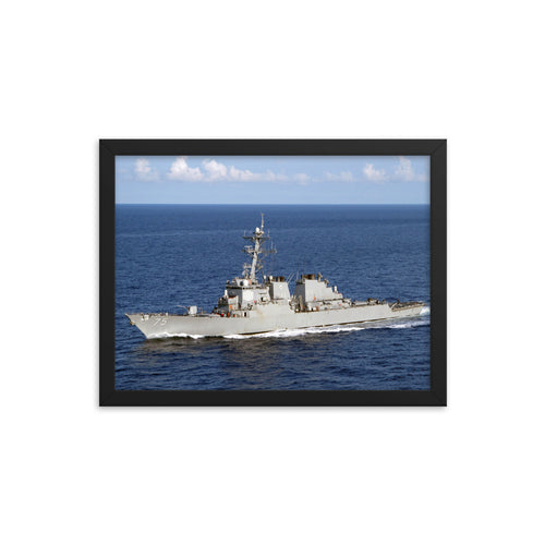 USS Donald Cook (DDG-75) Framed Ship Photo