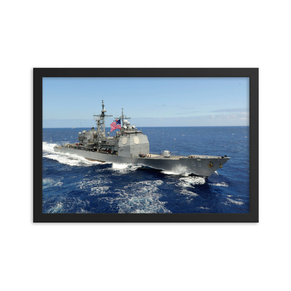 USS Princeton (CG-59) Framed Ship Photo