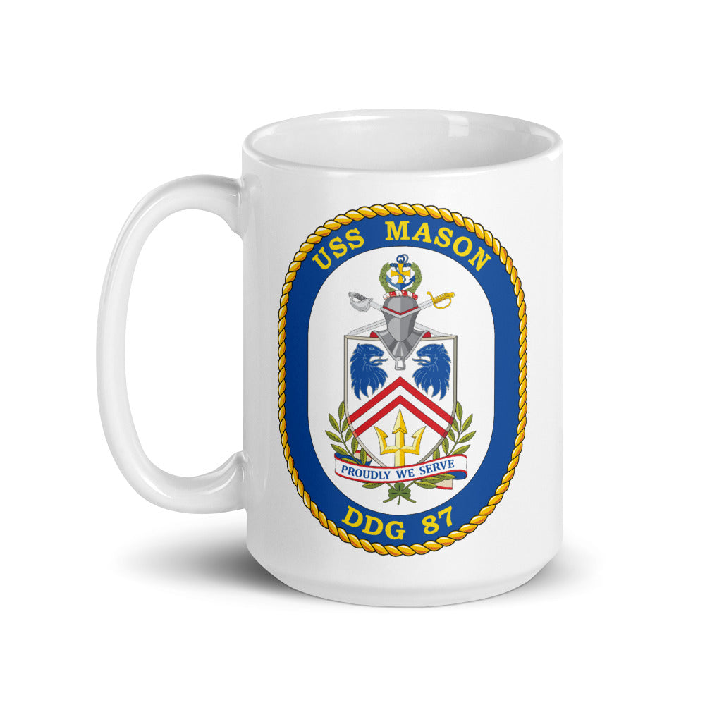 USS Mason (DDG-87) Ship's Crest Mug