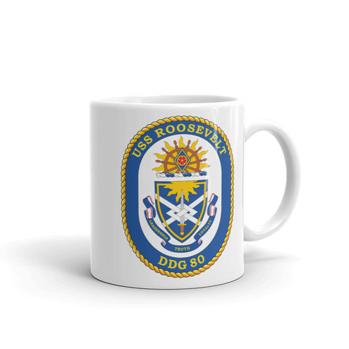 USS Roosevelt (DDG-80) Ship's Crest Mug