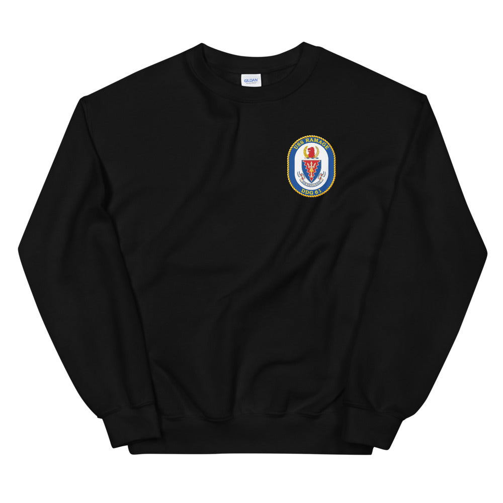 USS Ramage (DDG-61) Ship's Crest Sweatshirt