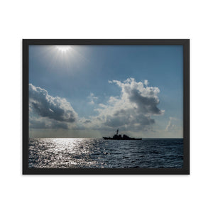 USS Barry (DDG-52) Framed Ship Photo