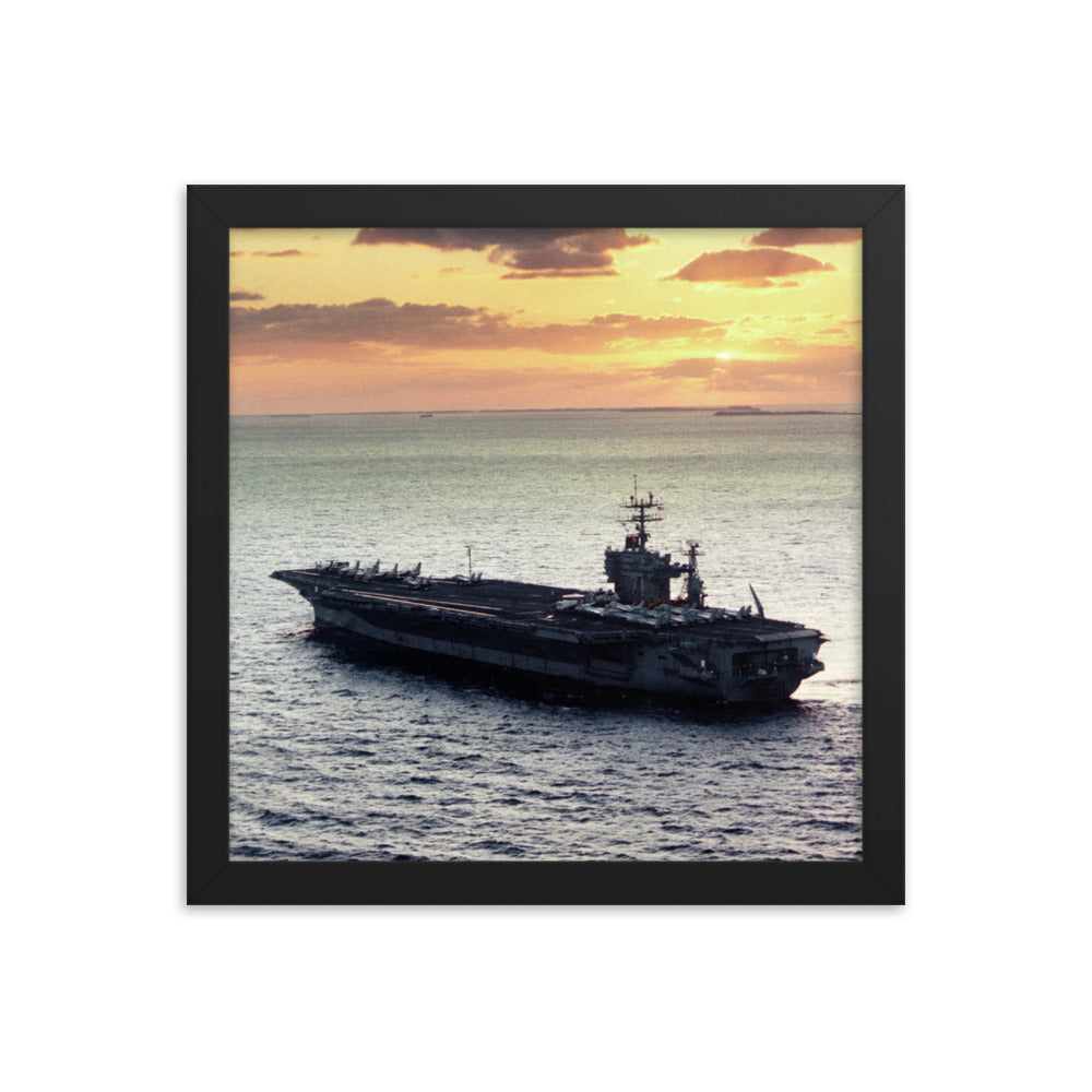 USS Theodore Roosevelt (CVN-71) Framed Ship Photo