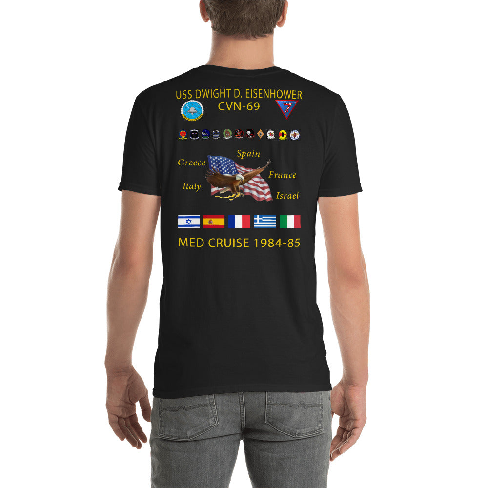 USS Dwight D. Eisenhower (CVN-69) 1984-85 Cruise Shirt