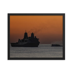 USS Mesa Verde (LPD-19) Framed Ship Photo