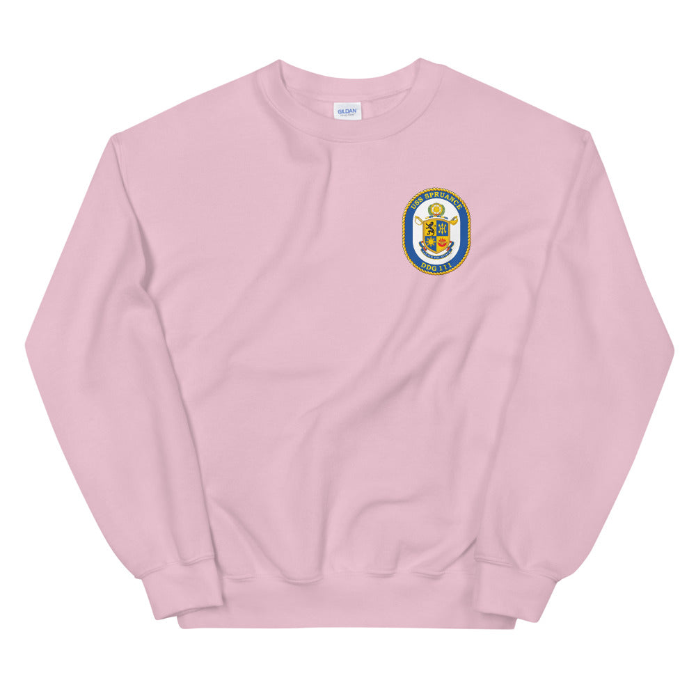 USS Spruance (DDG-111) Ship's Crest Sweatshirt