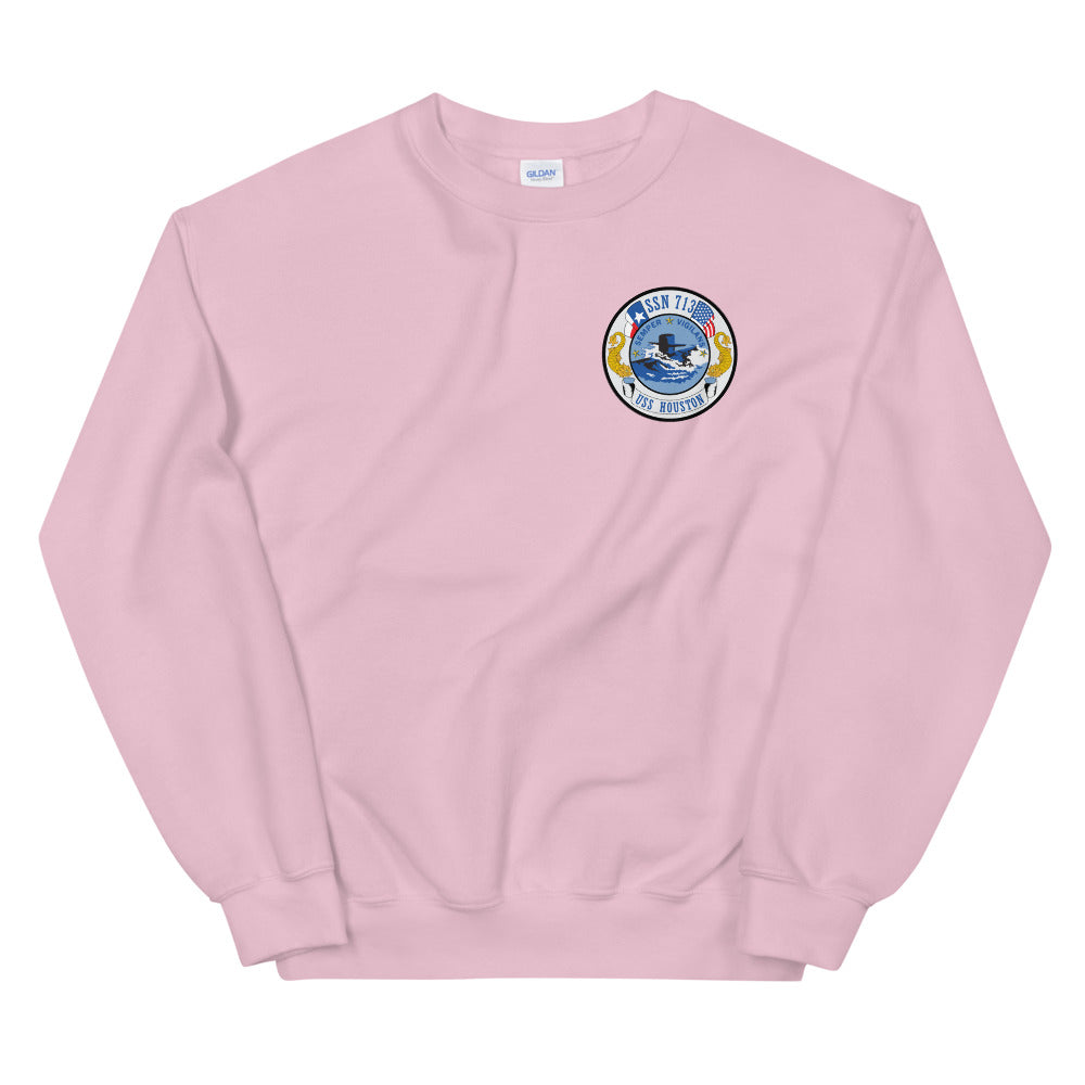 USS Houston (SSN-713) Ship's Crest Sweatshirt