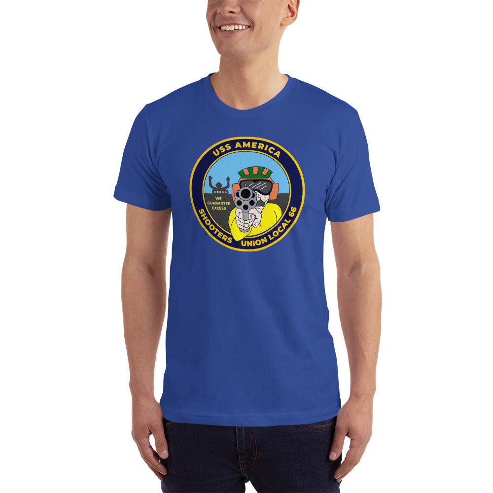 USS America (CV-66) Shooters Union Local 66 T-Shirt