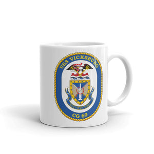 USS Vicksburg (CG-69) Ship's Crest Mug