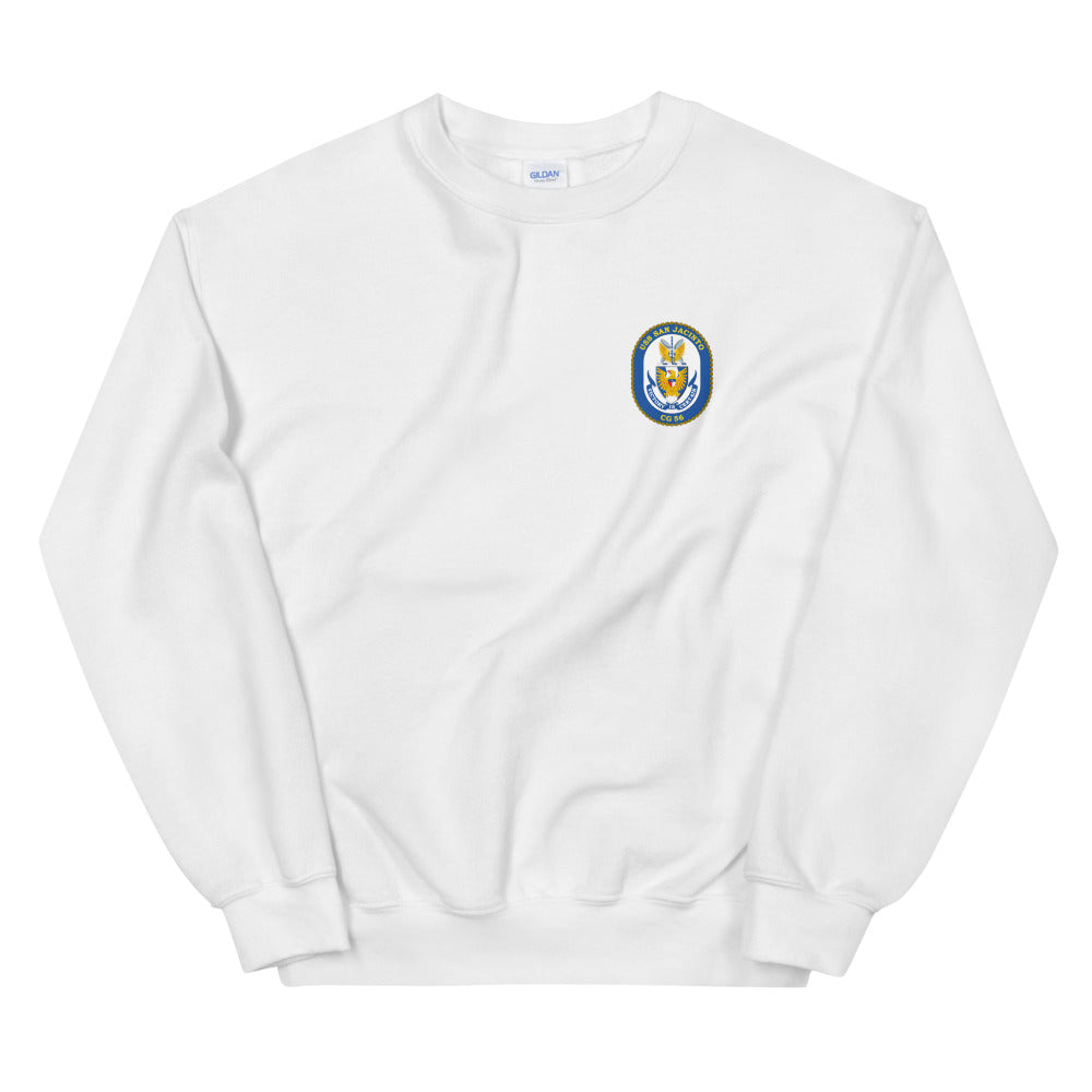 USS San Jacinto (CG-56) Ship's Crest Sweatshirt