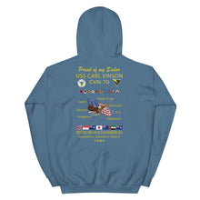 Load image into Gallery viewer, USS Carl Vinson (CVN-70) 1994 Cruise Hoodie - Family